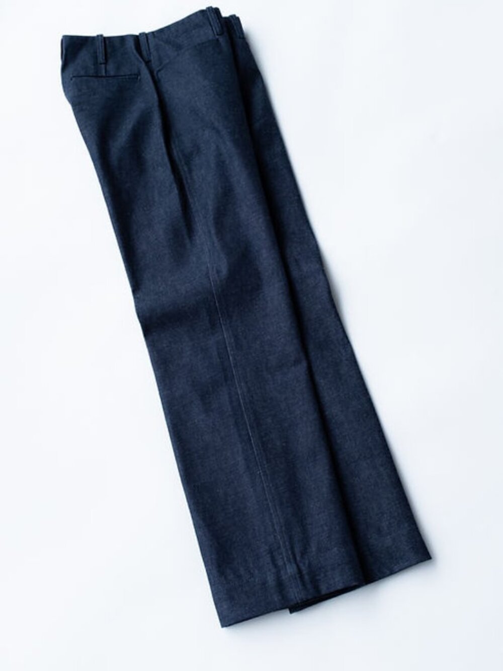 NWT Factor's Trouser in Blue Raw Denim Size 32